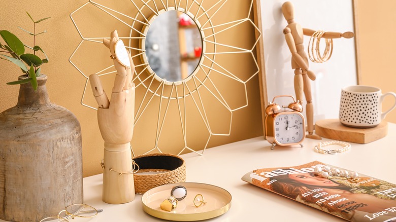 Jewelery storage at home