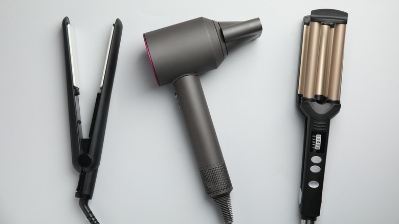 Heat styling hair tools