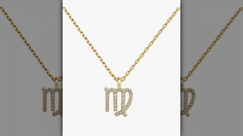 Sparkly Virgo necklace