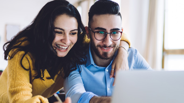 couple working together