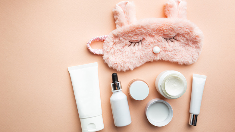 Nightime skincare products