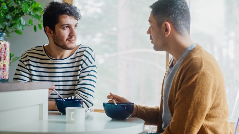 couple at the breakfast table