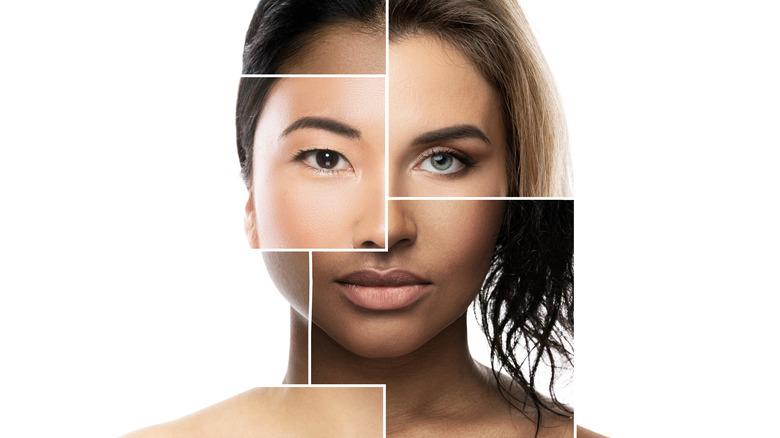 Different skin types