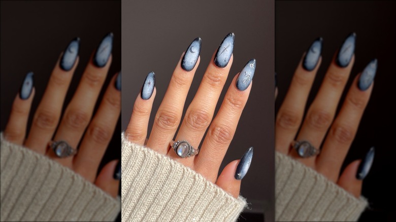 silver moon nails
