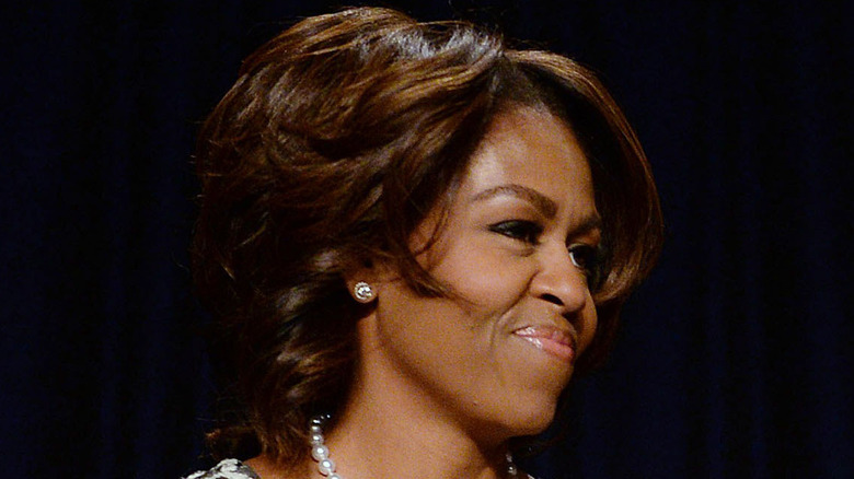 Michelle Obama wedge haircut