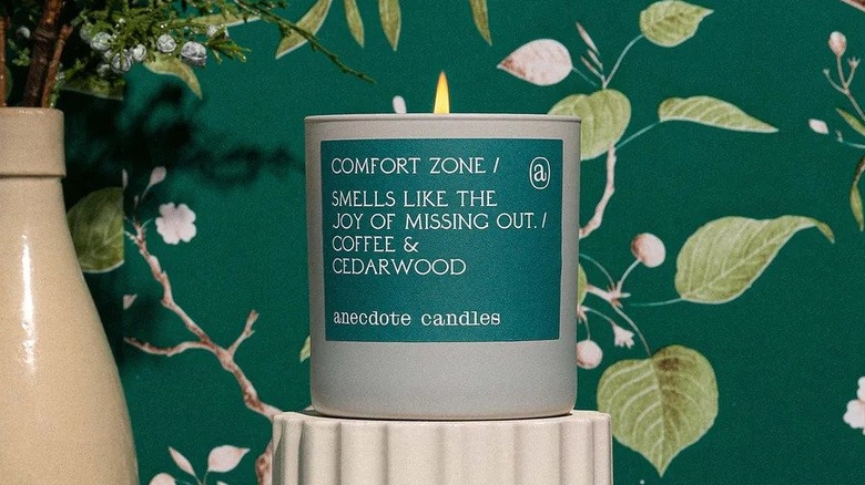 candle from Anecdote Candle brand