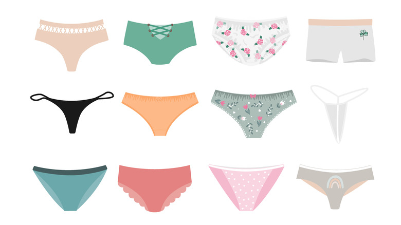 Women wearing flesh toned undies 