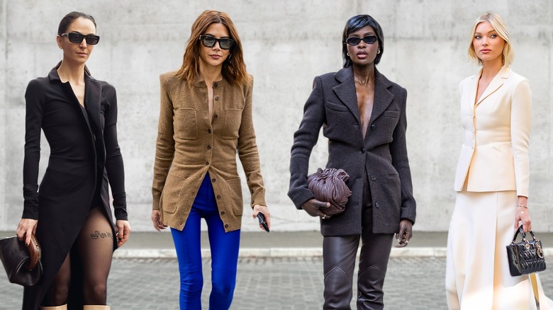 women wearing tailored pieces