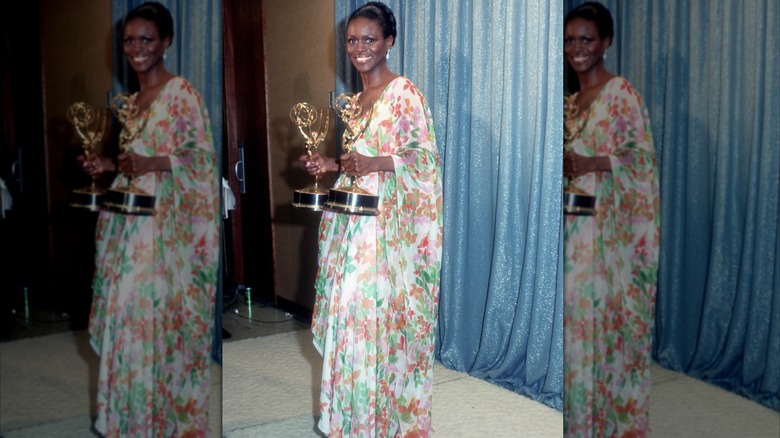 Cicely Tyson at the Emmy Awards in Los Angeles in May 1974