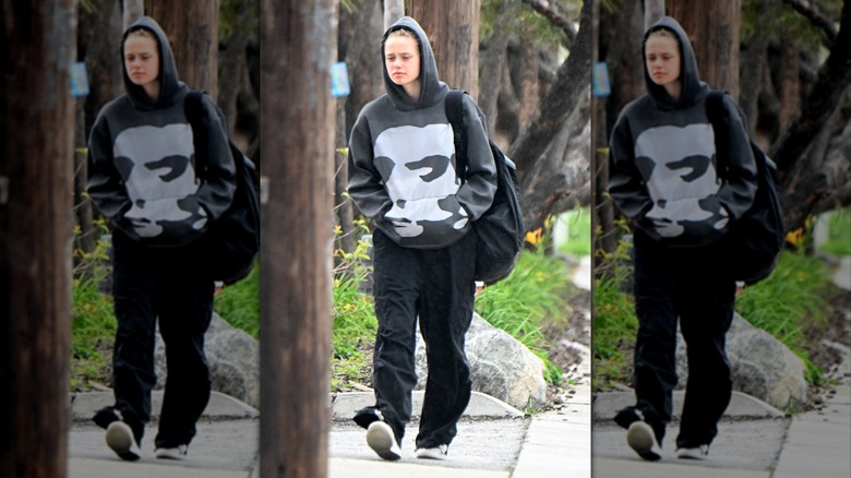 Shiloh Jolie walking