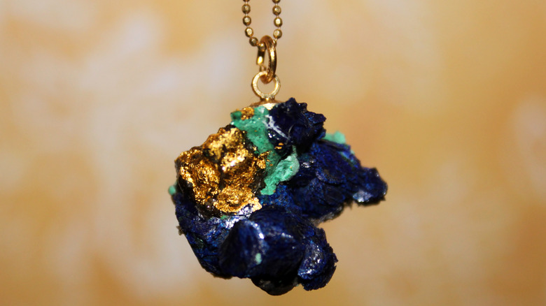 azurite necklace