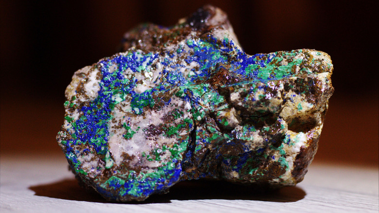 large piece of azurite