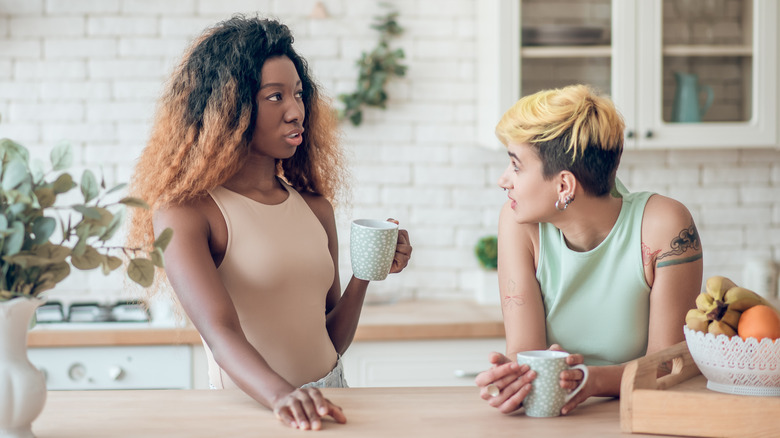 couple having a serious talk
