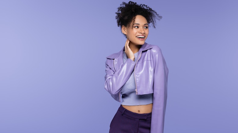 woman wearing jacket