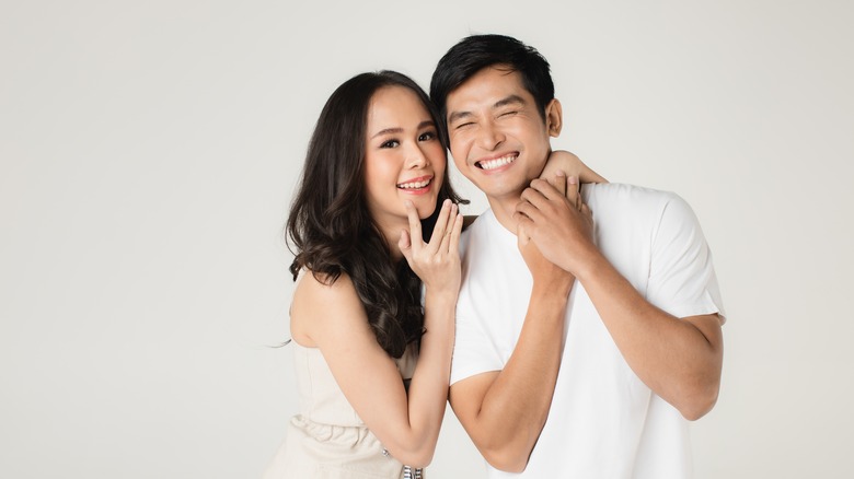 couple smiling for camera