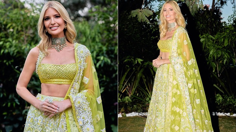 Ivanka Trump attends the pre-wedding celebrations of Anant Ambani and Radhika Merchant in India in March 2024 (2024)