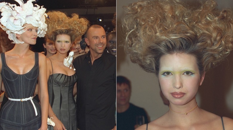 Ivanka Trump with a huge hairsprayed updo