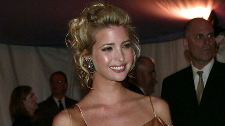 Close up of Ivanka Trump at the 2004 Met Gala