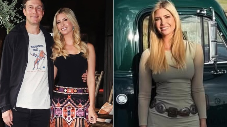 Ivanka Trump poses on vacation in Wyoming