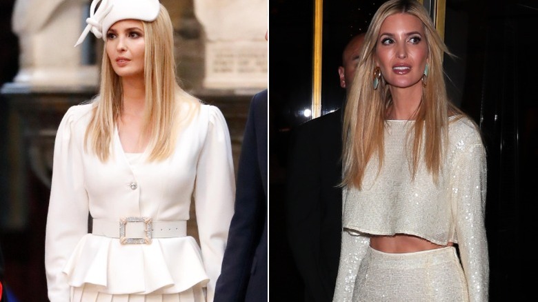 Ivanka Trump on a state visit and attending Kim Kardashian's birthday party