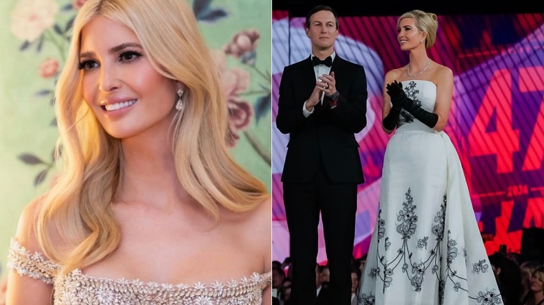Ivanka Trump's looks for the dinner before the inauguration and the inaugural ball