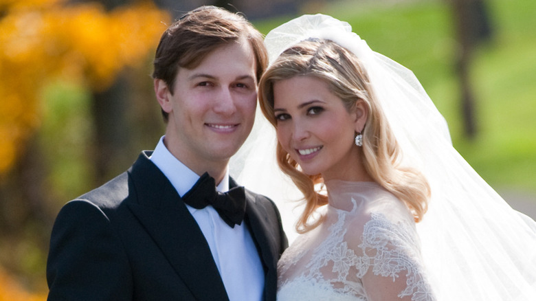 Ivanka Trump walks into a court house