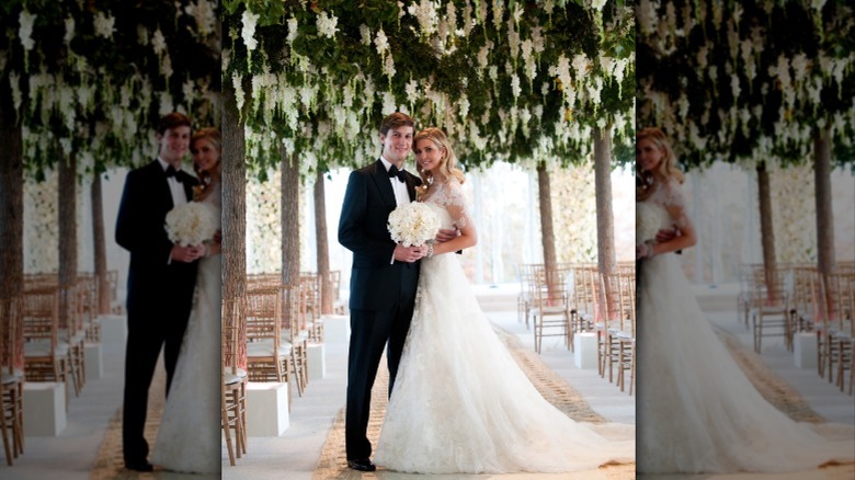 Jared Kushner and Ivanka Trump wedding portrait