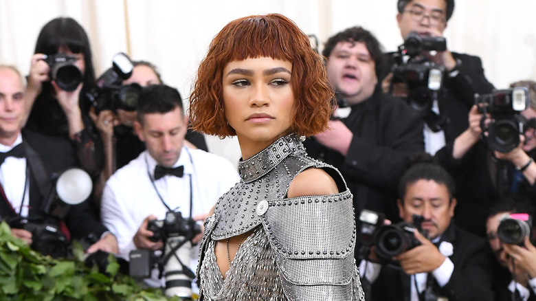Zendaya at Met Gala with French bob