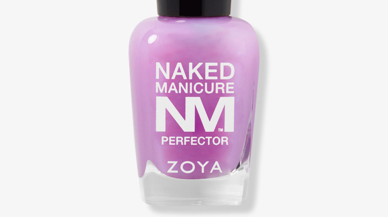 Purple jelly nail polish