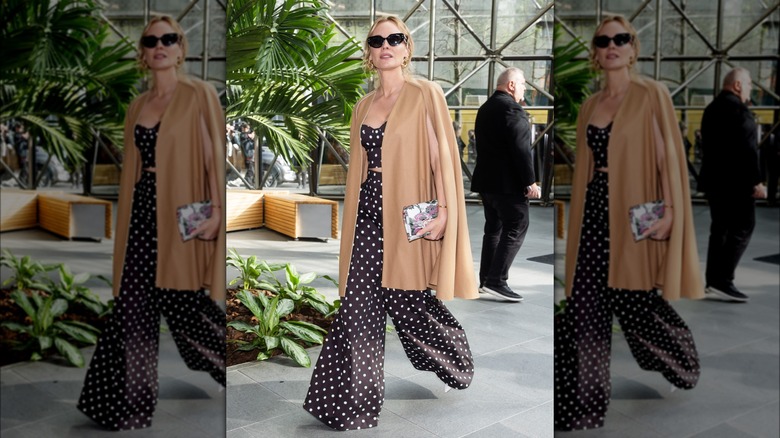 woman in Polka dot bandeau