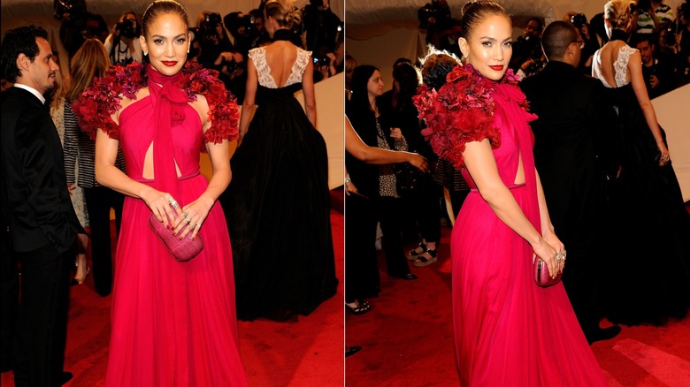 Jennifer Lopez's Met Gala red dress