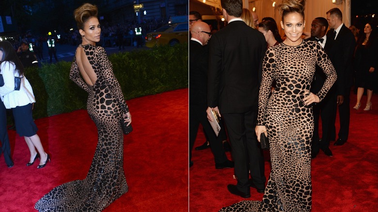 Jennifer Lopez's Met Gala leopard dress