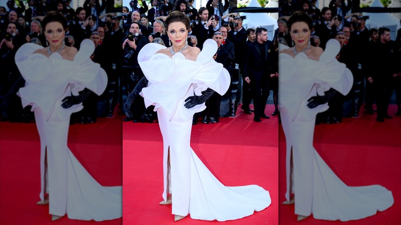 Joan Collins at the 2026 Cannes Film Festival.