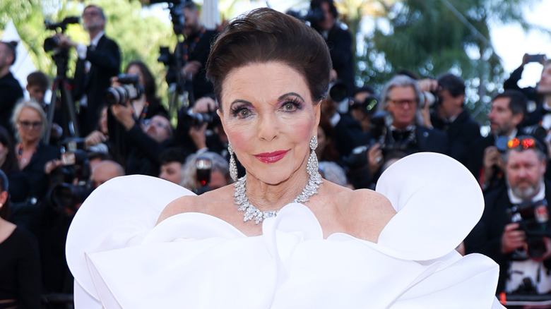 Joan Collins at age 92 at the Cannes Film Festival