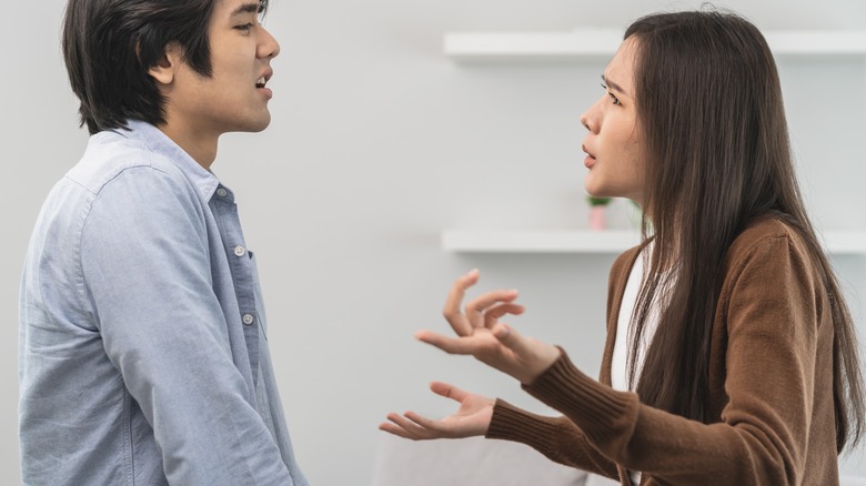 a couple having an argument