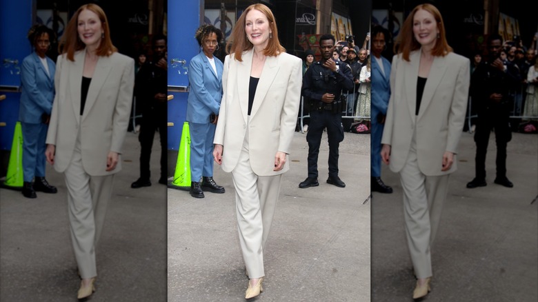 Julianne Moore at "Good Morning America" in New York City in June 2025