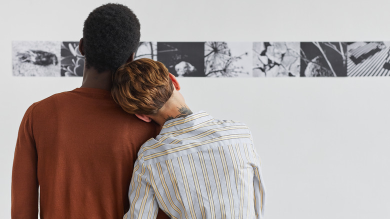 young woman painting 