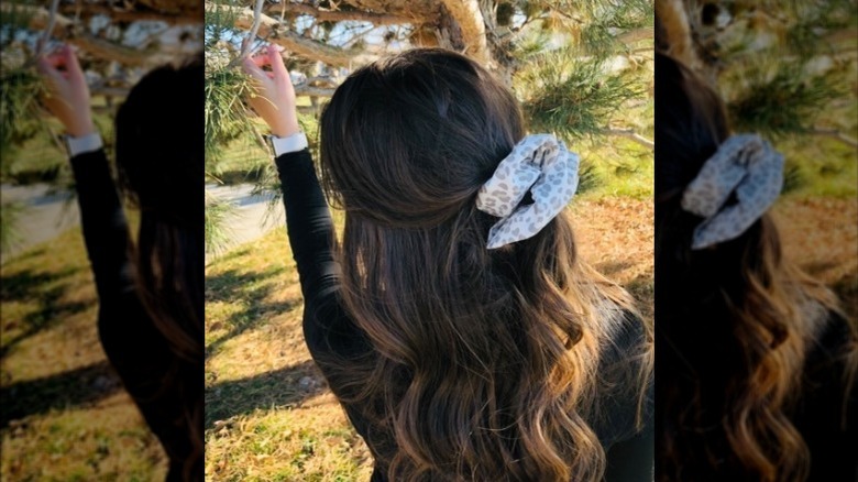 cheetah print scrunchie
