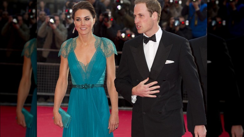 Kate Middleton in teal dress