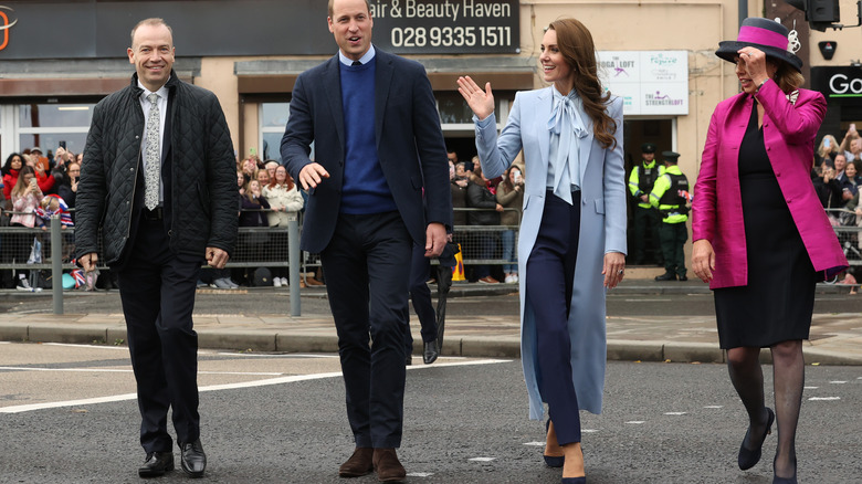 Kate Middleton waving
