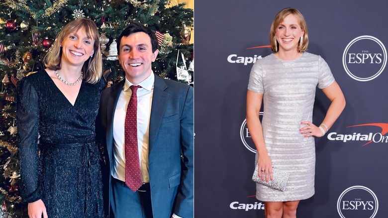 Katie Ledecky wearing formal dresses