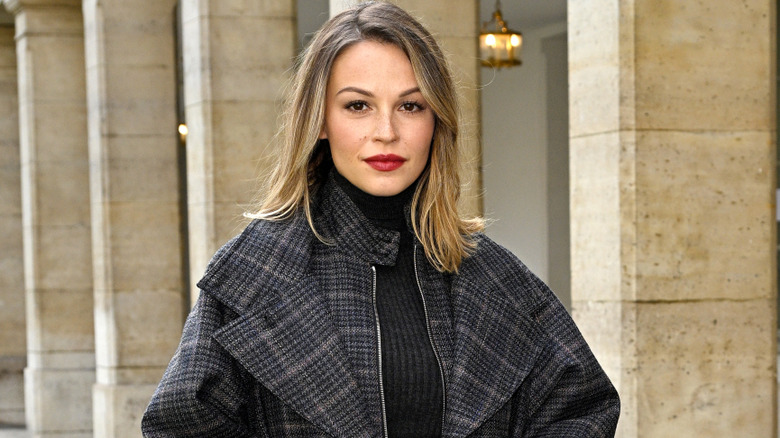 Kayla Wallace attending a fashion show