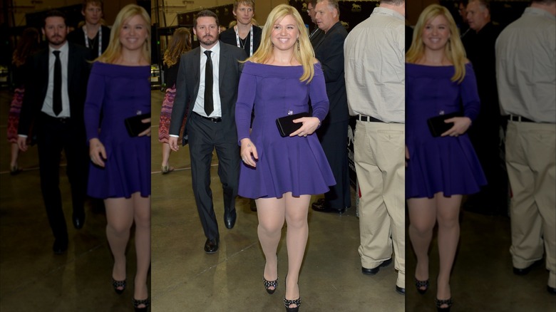 Kelly Clarkson attends the 48th Annual Academy of Country Music Awards at the MGM Grand Garden Arena on April 7, 2013
