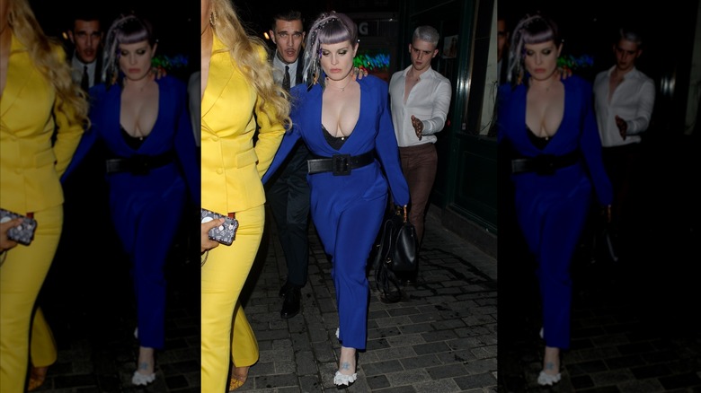Kelly Osbourne seen arriving at the Box nightclub in Soho after attending the LGBT Awards on May 17, 2019 in London, England.