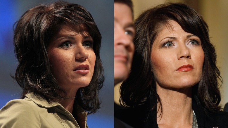 Kristi Noem with layered short hair in 2011.