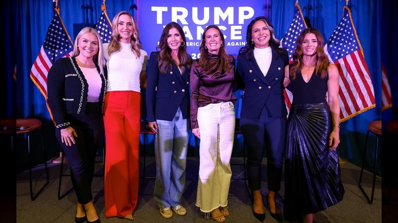 Kristi Noem at Trump rally