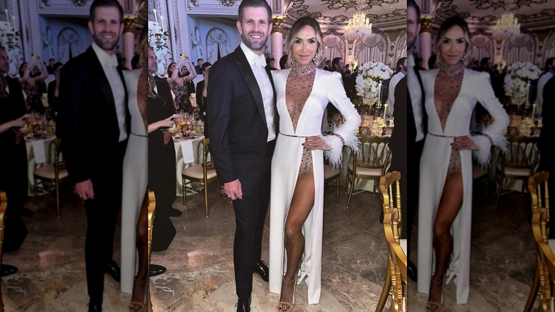Lara Trump wearing an inappropriate white dress