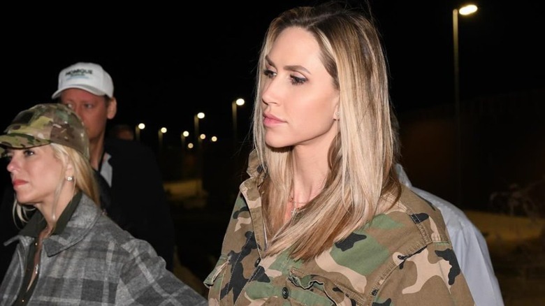 Lara Trump cosplaying in camo while visiting the border