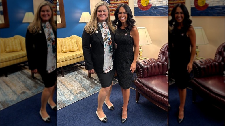 Lauren Boebert with Deborah Mulvey