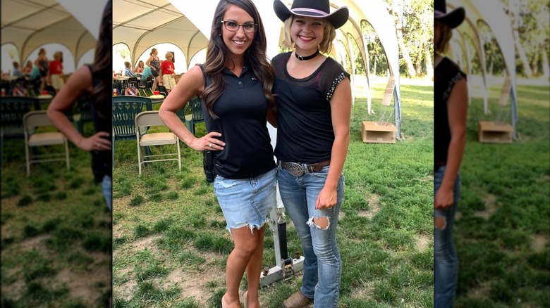 Lauren Boebert on the campaign trail in June 2020